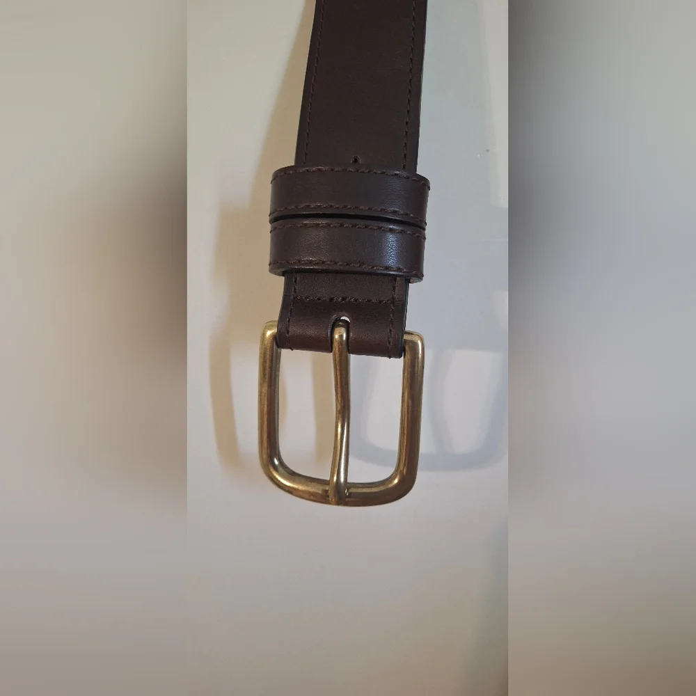 Banana Rwpublic Syntetic Leather Brown Leather Belt Sz 32 Casual Formal Profesio